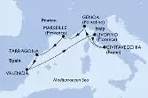  MSC FANTASIA od 17/07/2024 do 24/07/2024 odjezd z Genoa, Italy