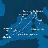 Spain, Italy, France, Balearic Islands
