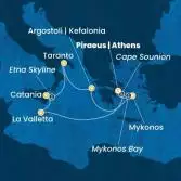 Greece, Malta, Italy