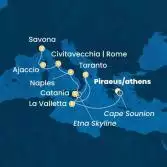 Greece, Malta, Italy, Corsica (France)