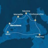Spain, Balearic Islands, Italy, France