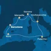 Spain, Balearic Islands, Italy, France