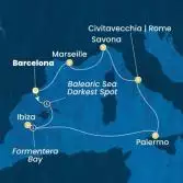 Spain, Balearic Islands, Italy, France