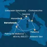 Spain, Balearic Islands, Italy, France