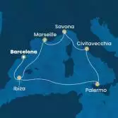 Spain, Balearic Islands, Italy, France