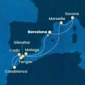Spain, Morocco, Gibraltar, France, Italy