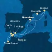Spain, Gibraltar, Morocco, France, Italy