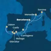 Spain, Italy, France, Gibraltar, Portugal