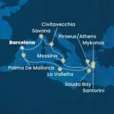 Spain, Balearic Islands, Malta, Greece, Italy