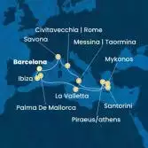 Spain, Balearic Islands, Malta, Greece, Italy