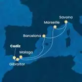 Spain, Gibraltar, France, Italy