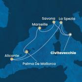 Italy, France, Balearic Islands, Spain