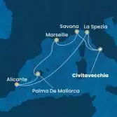 Italy, France, Balearic Islands, Spain