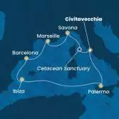 Italy, France, Spain, Balearic Islands