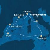 Italy, France, Spain, Balearic Islands