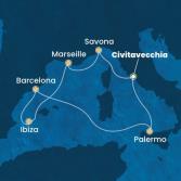 Italy, France, Balearic Islands, Spain