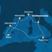 Italy, France, Balearic Islands, Spain