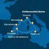 Italy, France, Spain, Balearic Islands