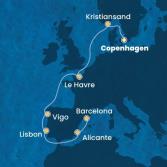 Denmark, Norway, France, Spain, Portugal