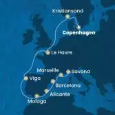 Denmark, Norway, France, Spain, Italy