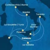 Italy, Malta, Tunisia