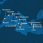 Italy, Greece, Malta, Balearic Islands, Spain, France