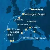 Germany, Belgium, France, Spain, Italy