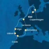 Germany, Denmark, France, Spain, Portugal
