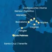 Canary Islands, Morocco, Spain, France, Italy