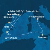 France, Spain, Balearic Islands, Italy