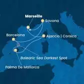 France, Italy, Spain, Balearic Islands, Corsica (France)