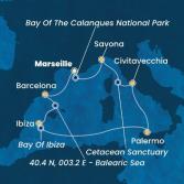 France, Spain, Balearic Islands, Italy