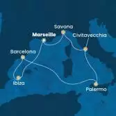 France, Balearic Islands, Spain, Italy