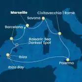 France, Spain, Balearic Islands, Italy