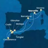 France, Italy, Spain, Gibraltar, Morocco