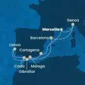 France, Italy, Spain, Portugal, Gibraltar