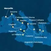 France, Italy, Malta, Greece