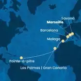 France, Italy, Spain, Canary Islands, Antilles