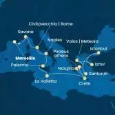 France, Italy, Malta, Greece, Turkey