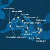 France, Spain, Balearic Islands, Malta, Greece, Italy