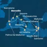 France, Spain, Balearic Islands, Malta, Greece, Italy