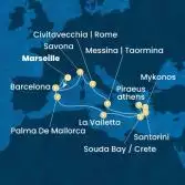 France, Spain, Balearic Islands, Malta, Greece, Italy