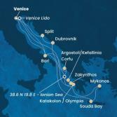 Italy, Greece, Croatia