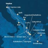 Italy, Greece, Montenegro, Croatia