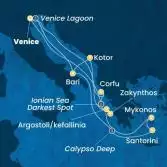 Italy, Montenegro, Greece