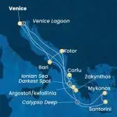 Italy, Greece, Montenegro