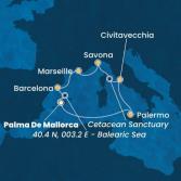 Balearic Islands, Italy, France, Spain