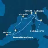 Balearic Islands, Spain, Italy, France