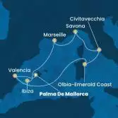 Balearic Islands, Spain, Italy, France