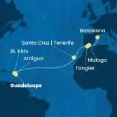 Antilles, Canary Islands, Morocco, Spain